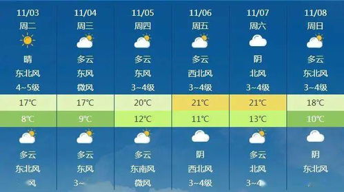 嘉定天气预报一周，今天嘉定天气预报