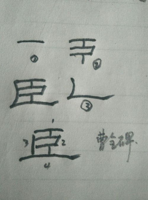 熙笔顺，臣笔顺怎么写的笔顺