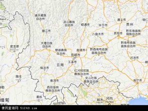 中国云南地图