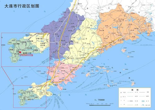 大连市地图全图高清版，大连市地图高清版大图 行政区划