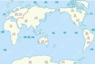 地图七大洲四大洋轮廓图，七大洲四大洋轮廓图手抄报