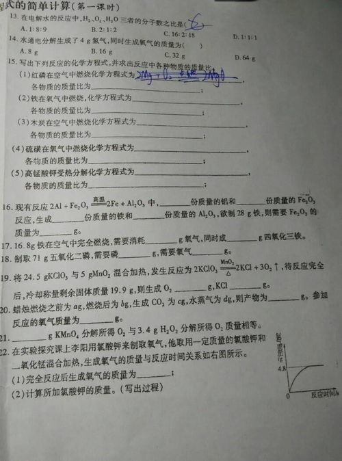 初三化学方程式全部总结，初三化学方程式全部1.2章