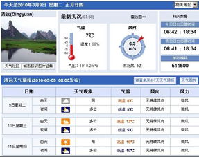 清远天气预报2016年11月11号