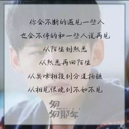 《致青春》歌词含义