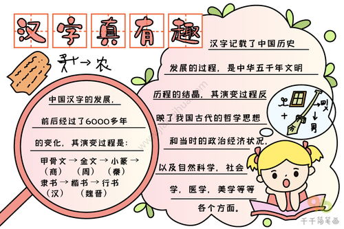 汉字手抄报内容资料，汉字手抄报内容大全 一等奖