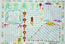 新年新气象手抄报2023，新年新气象手抄报模板