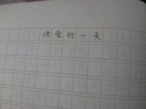 快乐的一天作文500字，快乐的一天作文100字