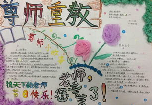 尊师重道手抄报的内容