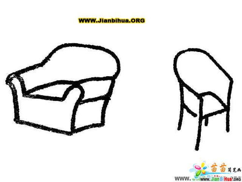 粽子简笔画简单又漂亮，凳子简笔画教程