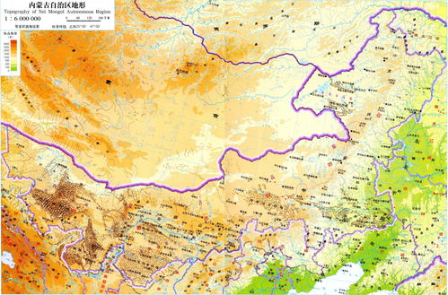 内蒙古地形图高清，内蒙古地形图像什么