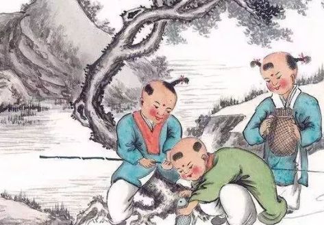稚子弄冰古诗的意思20字，稚子弄冰古诗的意思翻译图片