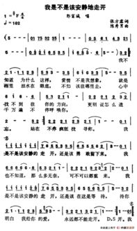 我是不是该安静的走开歌词啥意，我是不是该安静的走开歌词半吨兄弟