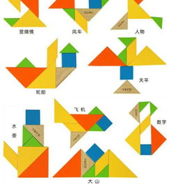 七巧板画画，七巧板画鱼