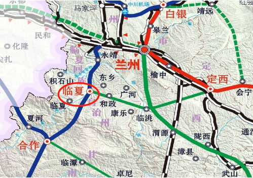 兰合铁路线路图，兰合铁路站点