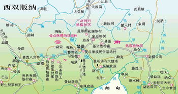 西双版纳地图旅游地图，西双版纳地图全图高清版本