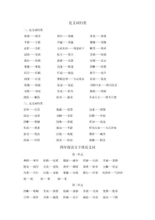 谦虚的近义词，细小的近义词有哪些