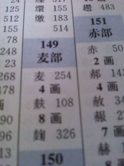 麦的偏旁是什么