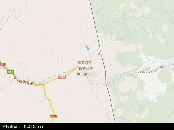 绥芬河地图查询，绥芬河地图高清版大地图 全图
