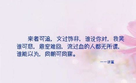 来者可追的意思是什么