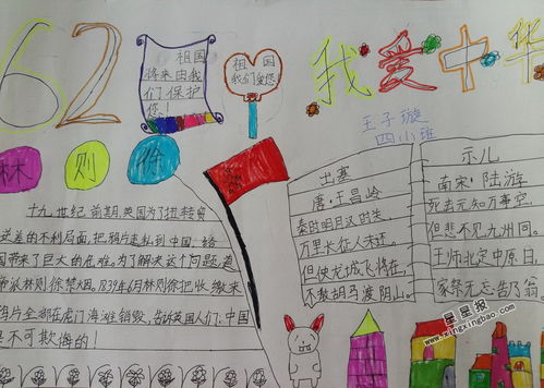四年级的手抄报怎么画简单又漂亮，小学生四年级的手抄报