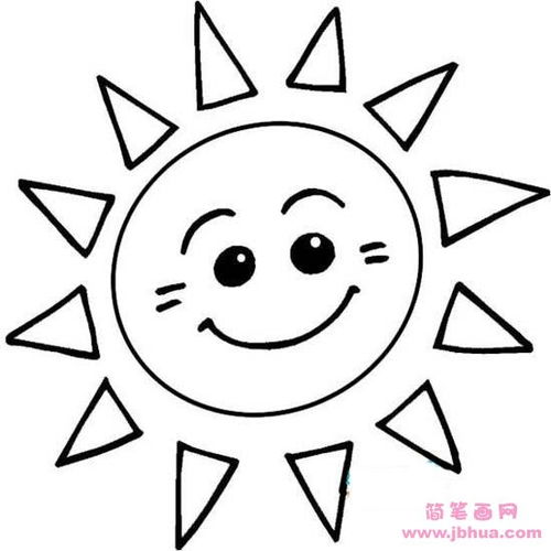简笔画笑脸图片大全 可爱，简笔画笑脸哭脸