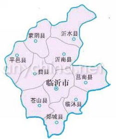 山东临沂地图位置，山东临沂地图交通图