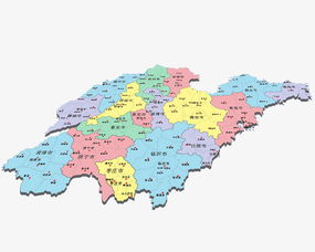 山东省地图各市县地图，山东省地图全图图片