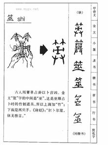 簪的拼音怎么写，要学易先学筮的拼音