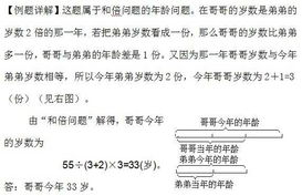 小学六年级年龄问题奥数应用题