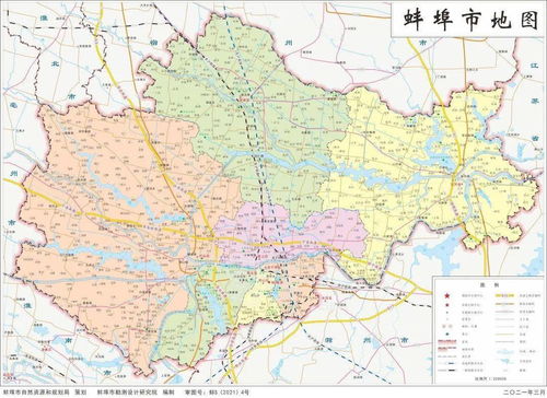 蚌埠市地图高清版，蚌埠市地图电子版