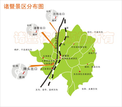 诸暨地图高清版可放大，浙江诸暨地图