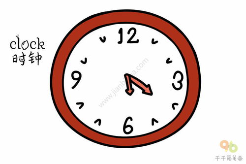 钟表英文单词，钟表英文怎么读clock