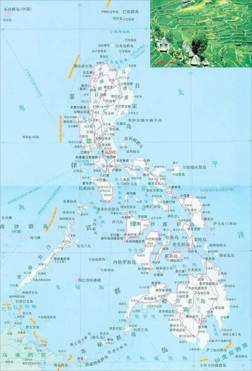 菲律宾群岛地理位置，菲律宾群岛在哪里具体地图位置