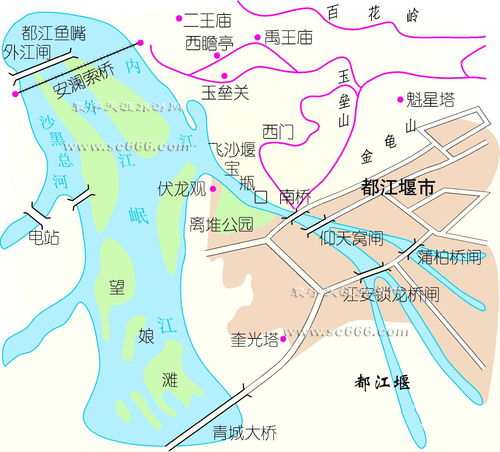 都江堰市离都江堰景区有多远