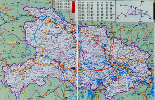 湖北地图全图高清版大图可放大，湖北地图全图高清版图