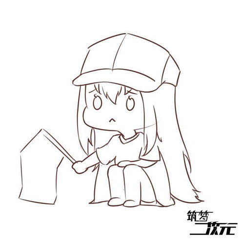 动漫女孩简笔画教程