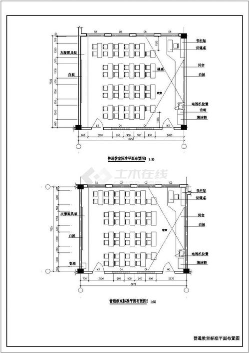 教室长10m,宽6m,请你自己确定比例尺,先计算图上距离,再画出平面图