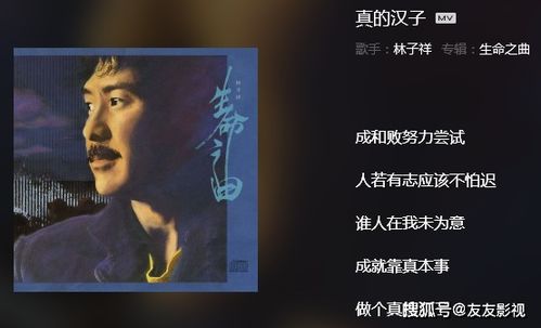 真的汉子歌词含义，真的汉子歌词粤语版