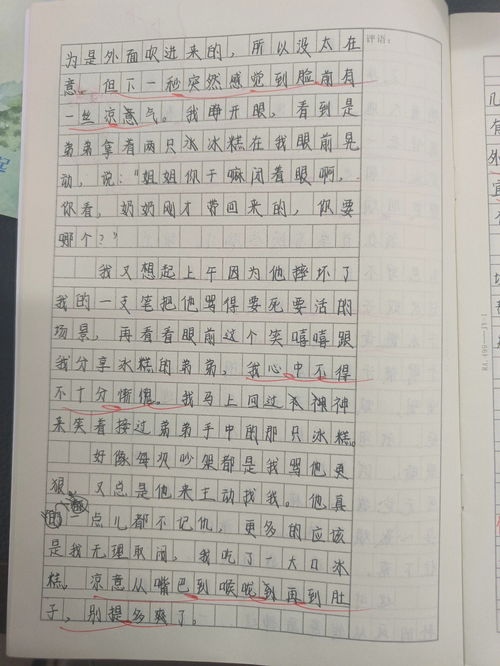 六年级第三单元作文