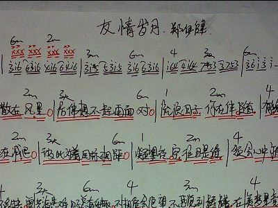 谁能帮忙把《友情岁月》歌词翻译成粤语发音?