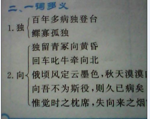 高中语文一词多义的方法和技巧，一词多义归纳