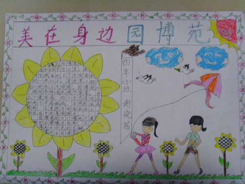 发现身边的美手抄报 一等奖，发现身边的美手抄报画