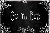 gotobed和gotosleep区别，gotobed造句