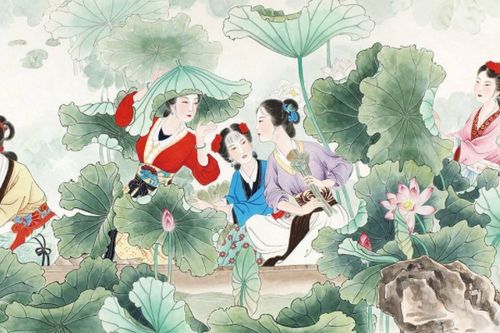 古诗采莲曲的诗句