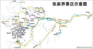 张家界地图全图高清版图片，湖南省张家界地图全图