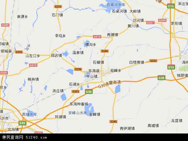 东海县地图各乡镇，山东东海县地图