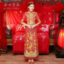 龙凤褂可以穿整场婚礼吗 穿龙凤褂怎么背新娘