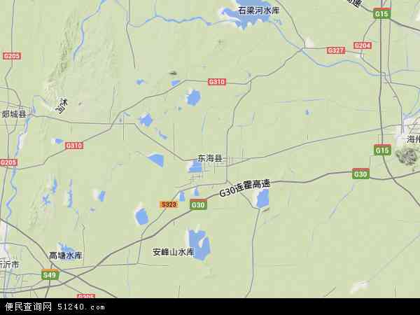东海县在连云港的什么方向