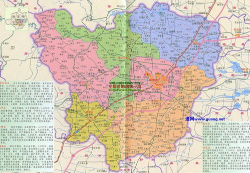 保定地图各县分布图，保定地图各县分布原图