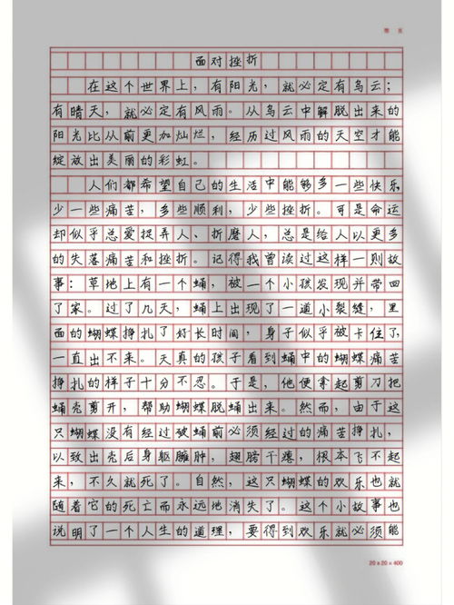 面对挫折作文600字议论文，面对逆境作文600字